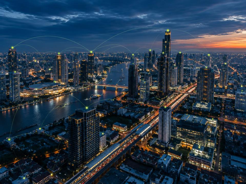 Connected city and industrial infrastructure